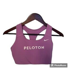 Nike Peloton Purple Pink Racerback Sports Bra Large Dri-Fit